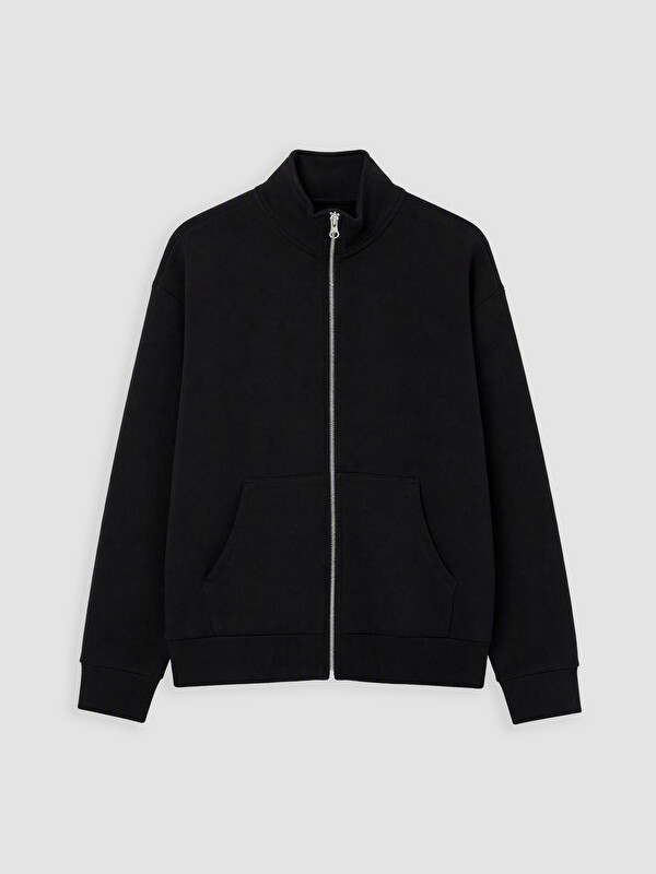 LCW EVERYDAY Oversize Kadın Kalın Fermuarlı Sweatshirt