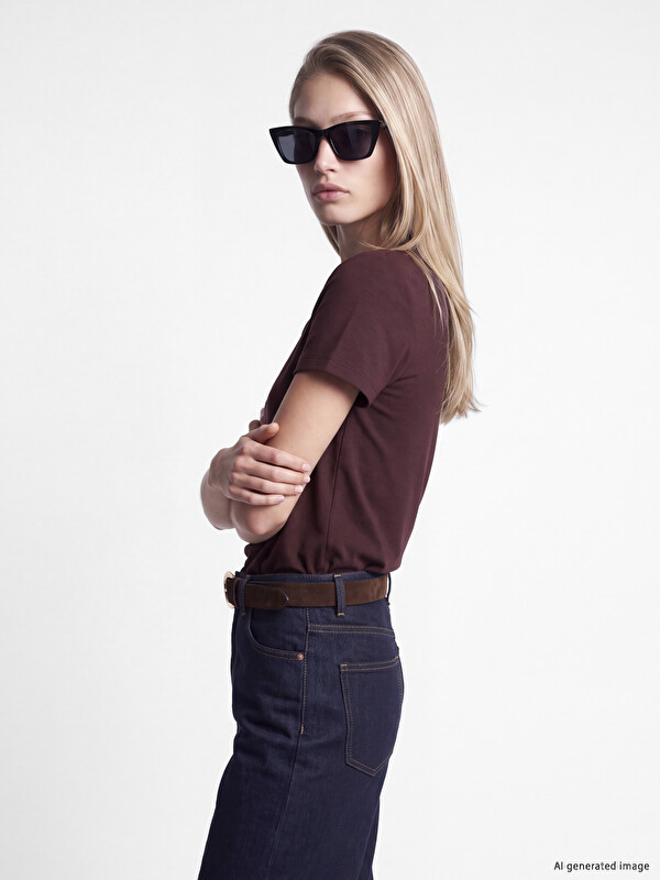 LCW EVERYDAY Tricou Basic cu guler rotund, atingere fină, pentru femei