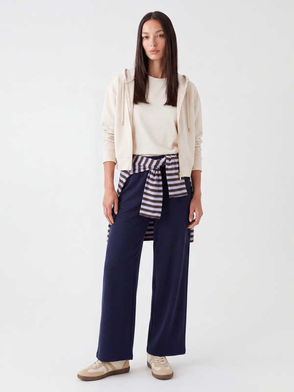 LCW EVERYDAY Elastic Waist Soft Touch Women's Sweatpants