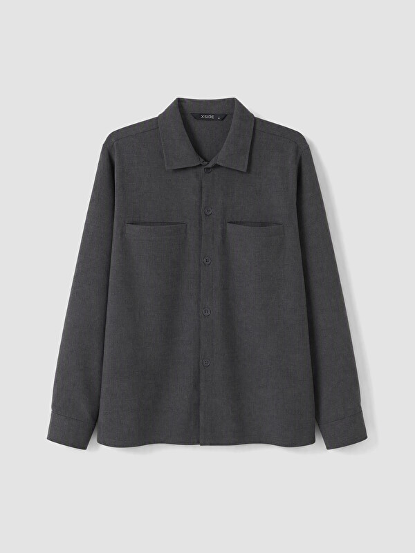 XSIDE Loose Fit Armürlü Erkek Gömlek