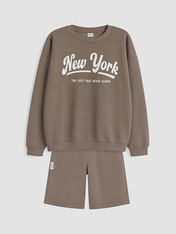 LC WAIKIKI Printed Boys' Shorts Set