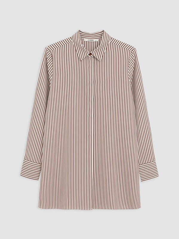 LC WAIKIKI Woman Brown Shirt Tunic