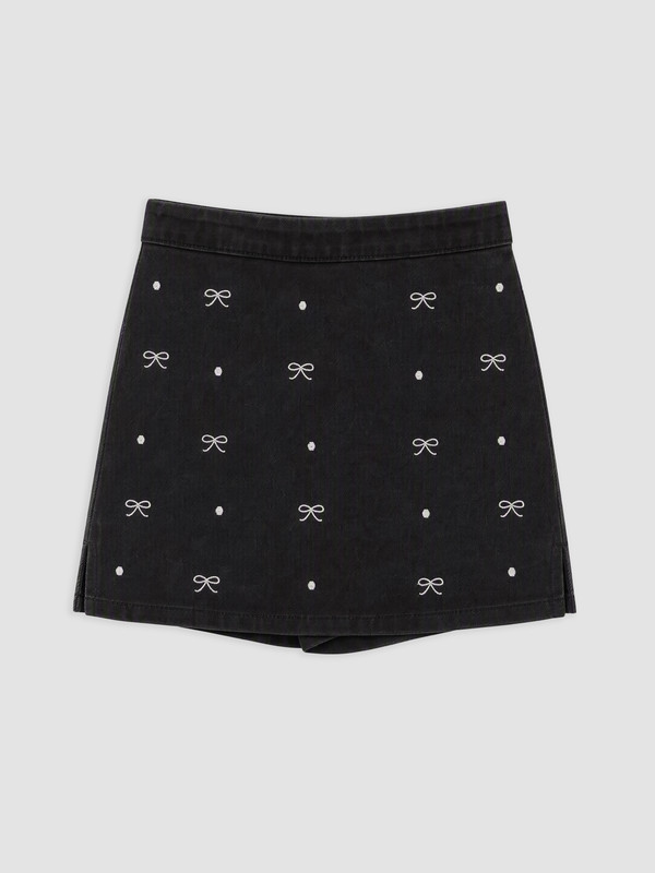LCW Kids Girl Black Denim Shorts