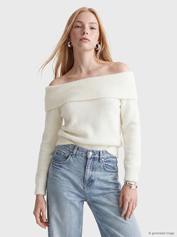 XSIDE Slash Neck Women's Sweater