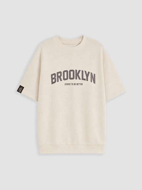 LCW Kids Djalë Bezhe T-shirt