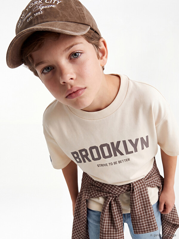 LCW Kids Отпечатана мека тениска за момчета