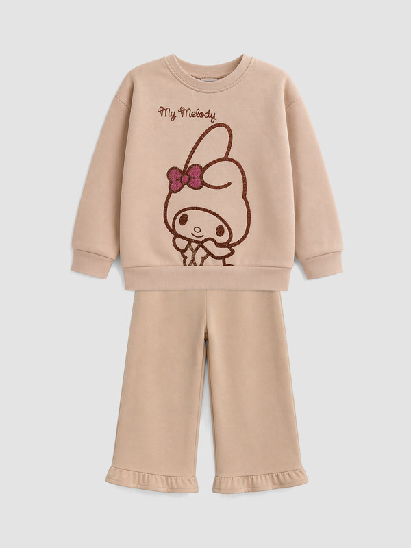 LCW Kids Girl Beige Set