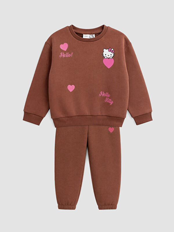LCW Kids Hello Kitty Printed Girls' Tracksuit Set