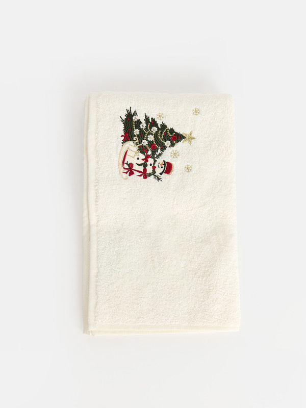 LCW HOME Embroidered Cotton Face Towel 50x80 cm