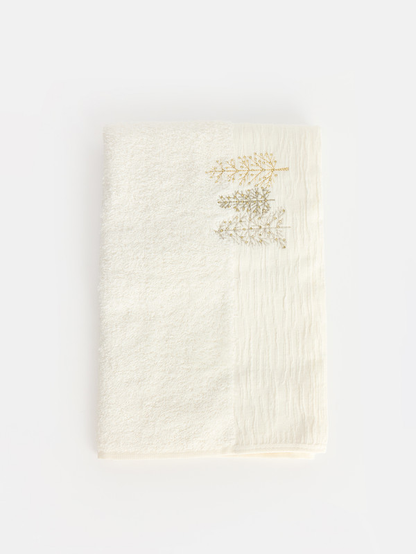 LCW HOME New Year Themed Cotton Face Towel 50x80 cm