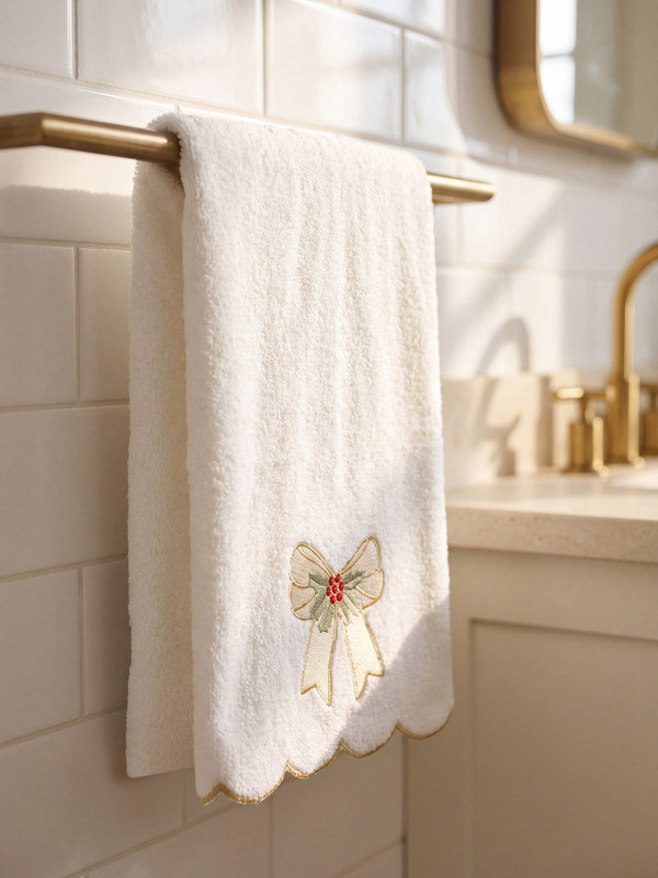 LCW HOME Embroidered Cotton Face Towel 50x80 cm