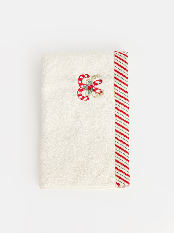 LCW HOME New Year Themed Cotton Face Towel 50x80 cm