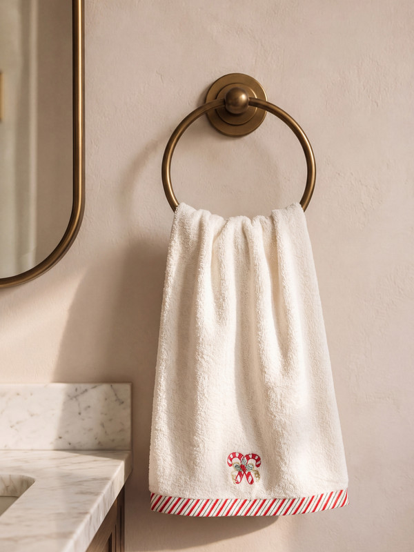 LCW HOME New Year Themed Cotton Face Towel 50x80 cm