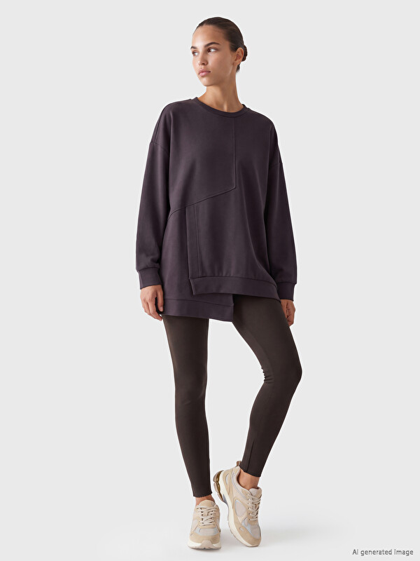 KOOR SPORT Soft Touch Oversize Kadın Sweatshirt