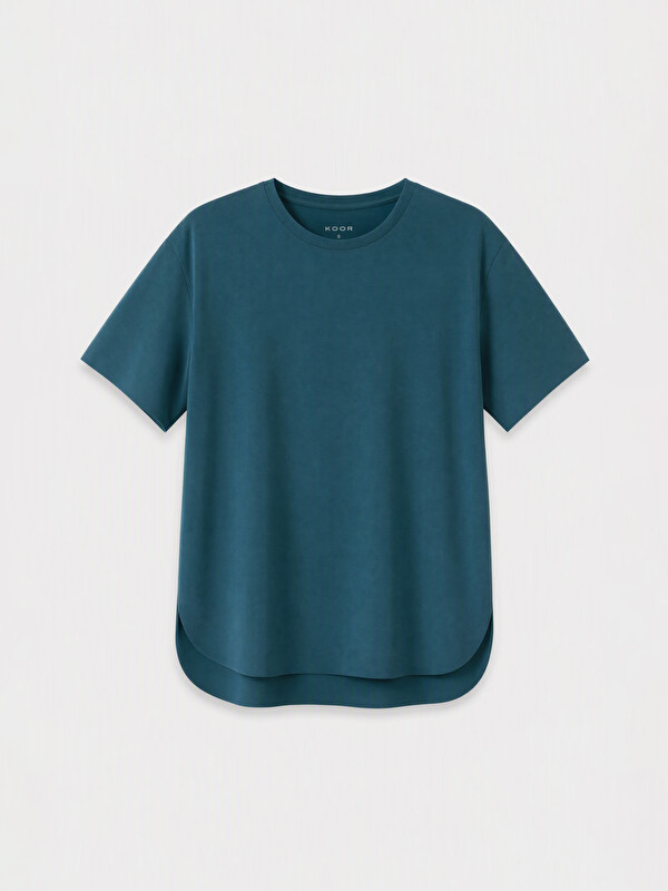 KOOR SPORT Modal Karışımlı Oversize Kadın Spor Tişört