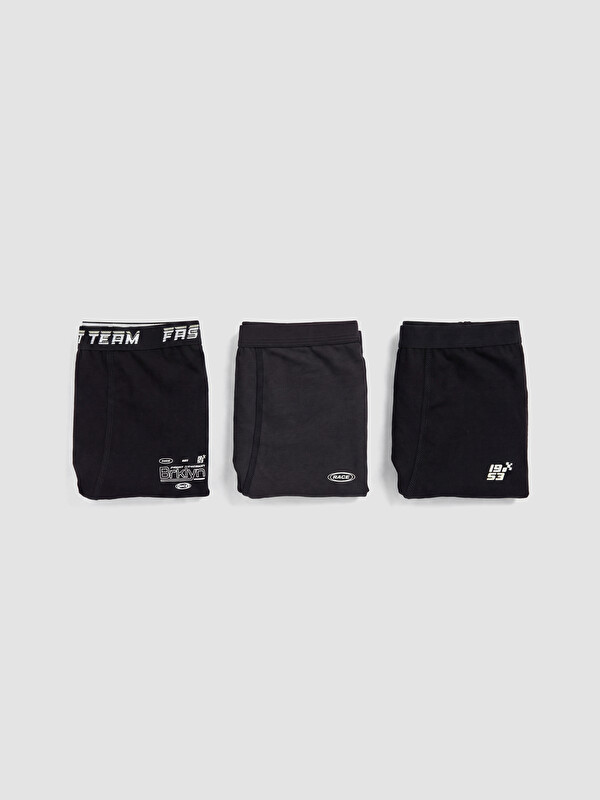 LCW Kids Erkek Çocuk Baskılı 3'lü Boxer