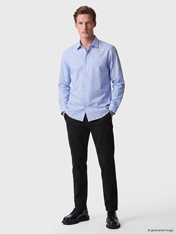 SOUTHBLUE Regular Fit Gabardine Men's Trousers