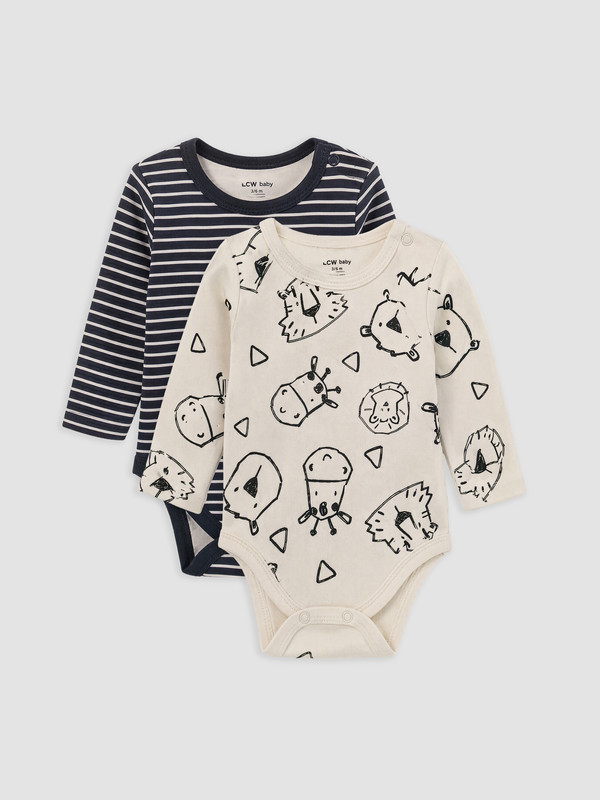 LCW baby Baby Boy Ecru T-Shirt