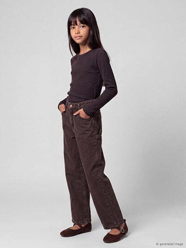 LCW Kids Barrel Fit Girls' Jeans