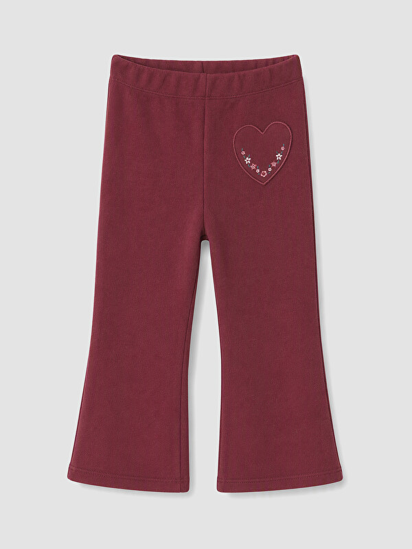 LCW Kids Embroidered Girls' Flare Leggings