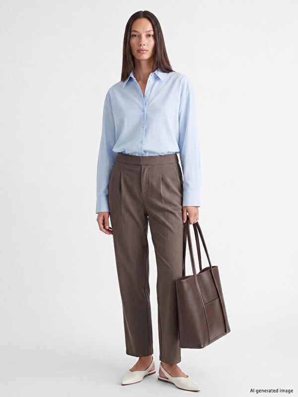 LCW EVERYDAY Pantallona stofi carrot fit për gra