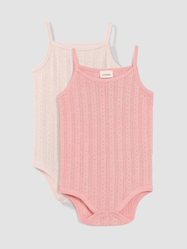 LCW baby Askılı Kız Bebek Takım