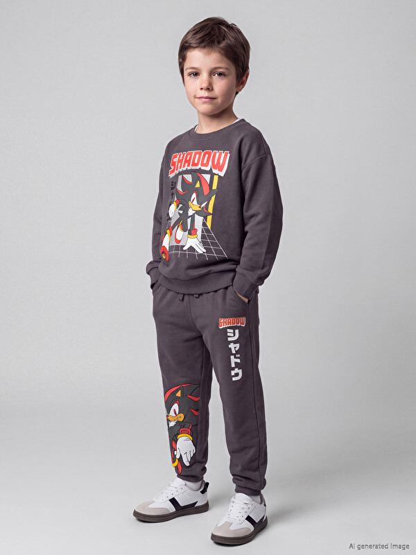 LCW Kids Junge Grey Trainingsanzug-Set