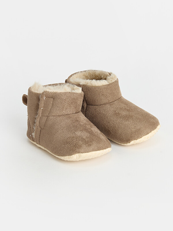 LCW STEPS Inside Furred Baby Girls' First Step Shoe