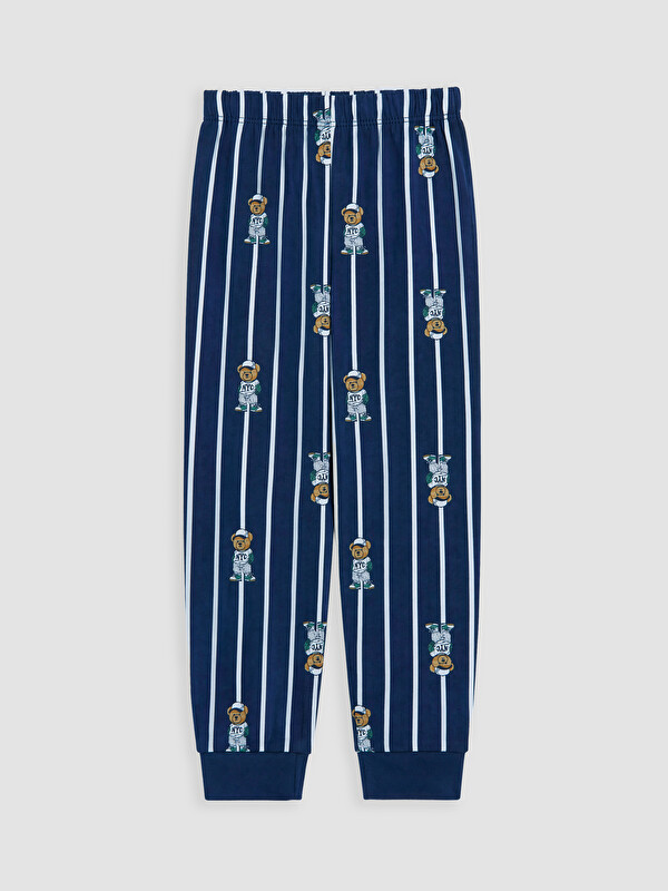LCW Kids Beli Lastikli Baskılı Erkek Çocuk Pijama Alt