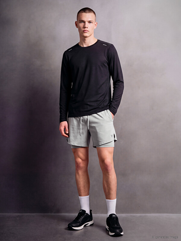 XSIDE ACTIVE Regular Fit Men's Tights Sport Shorts