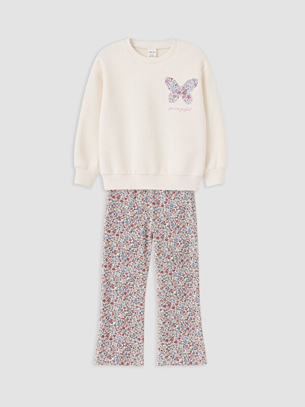 LCW Kids Girl Ecru Set