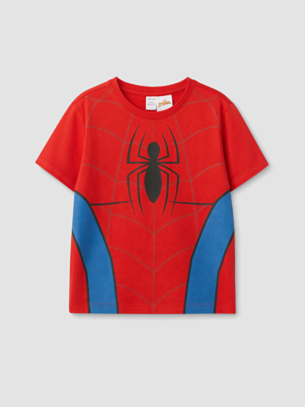 LCW Kids Spider-Man Baskılı Pijama Üst