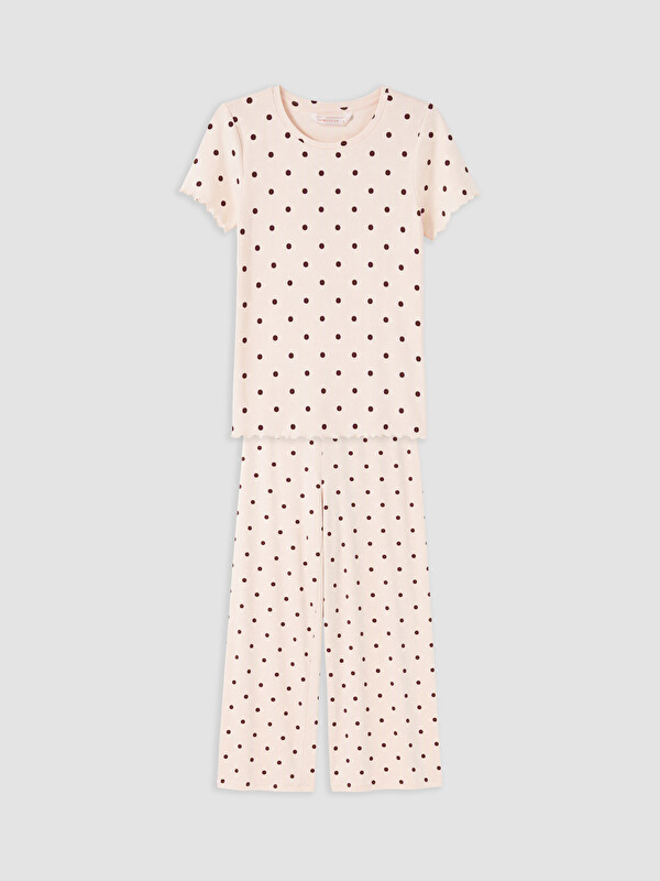 LCW DREAM Puantiyeli Kadın Pijama Takım