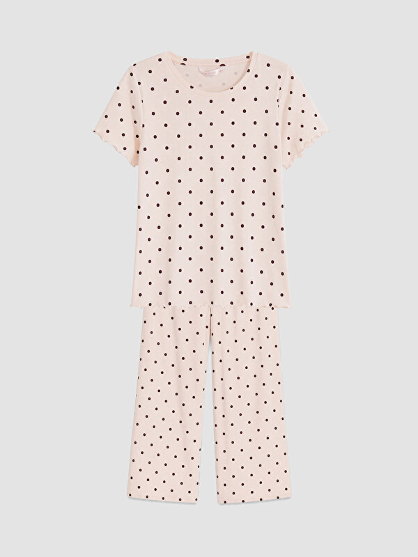 LCW DREAM Puantiyeli Kadın Pijama Takım
