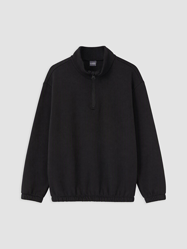 LC WAIKIKI Dik Yaka Kız Çocuk Kalın Sweatshirt