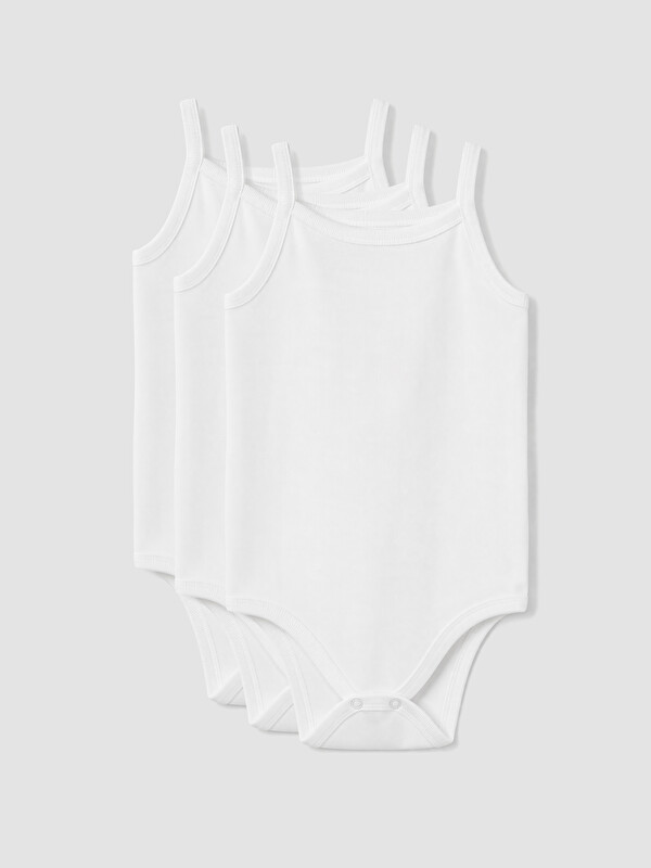 LCW baby Kız Bebek Çıtçıtlı Body 3'lü