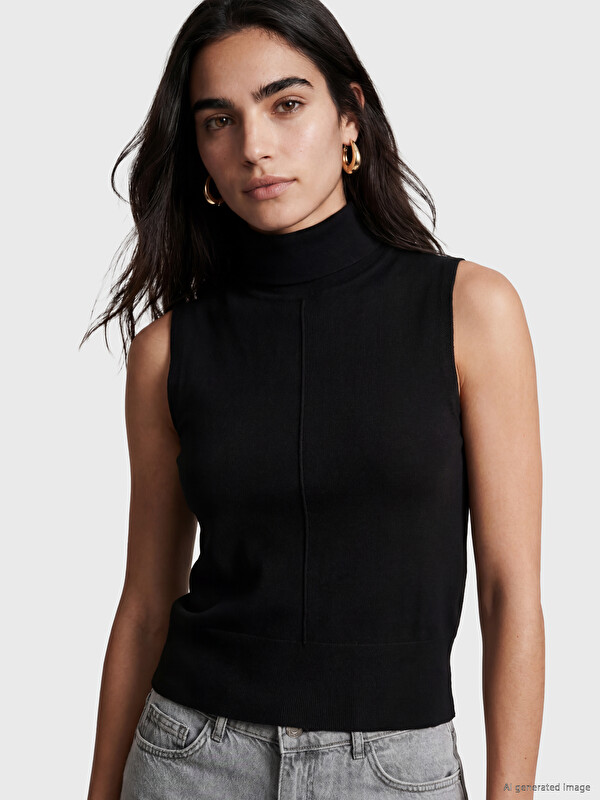 LCW Vision Turtleneck Women's Knitwear Sweater Vest