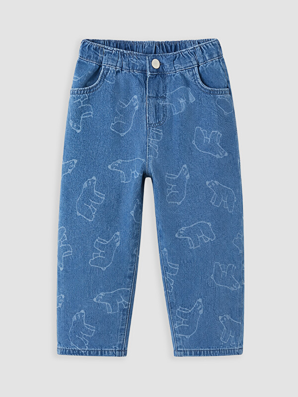 LCW baby Regular Fit Patterned Baby Boys' Jeans