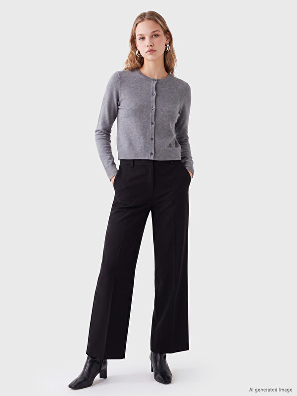 LCW Vision Woman Black Trousers