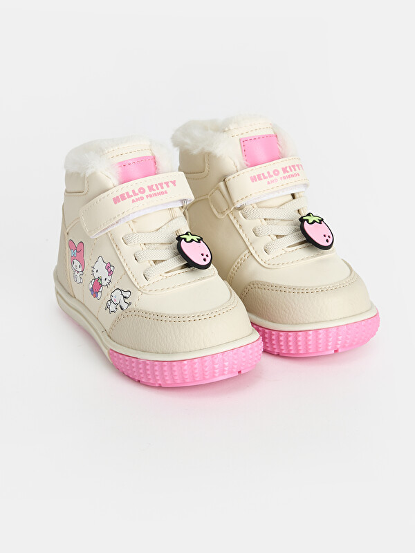 LC WAIKIKI Baskılı Kürklü Kız Çocuk Sneaker