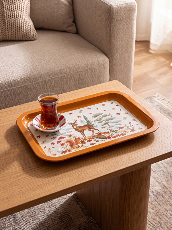 LCW HOME Deer Printed Tray 35 cm
