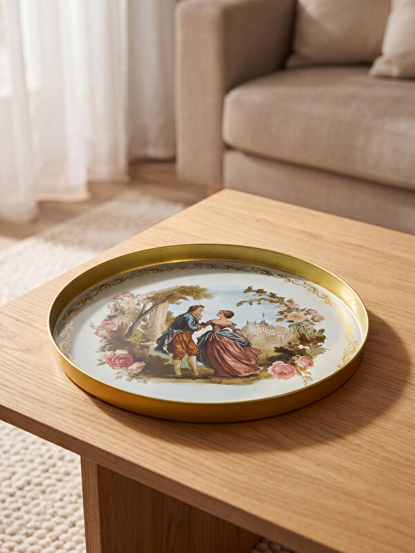 LCW HOME Baskılı Metal Tepsi