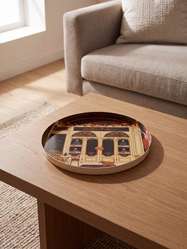 LC WAIKIKI Printed Metal Tray