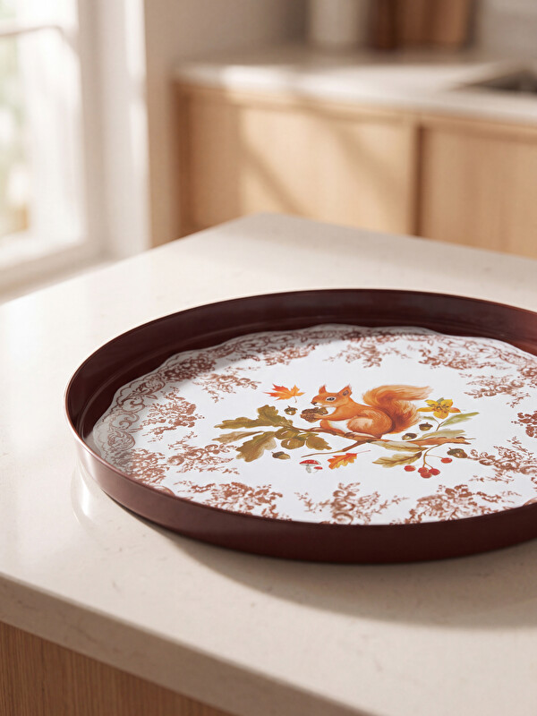 LC WAIKIKI Printed Metal Tray