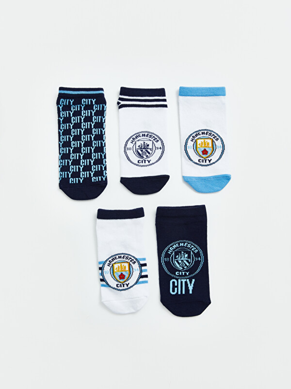 LCW Kids Manchester City Erkek Çocuk Patik Çorap 5'li