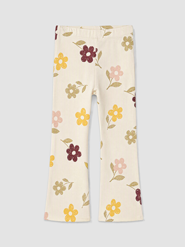 LCW Kids Girl Ecru Leggings
