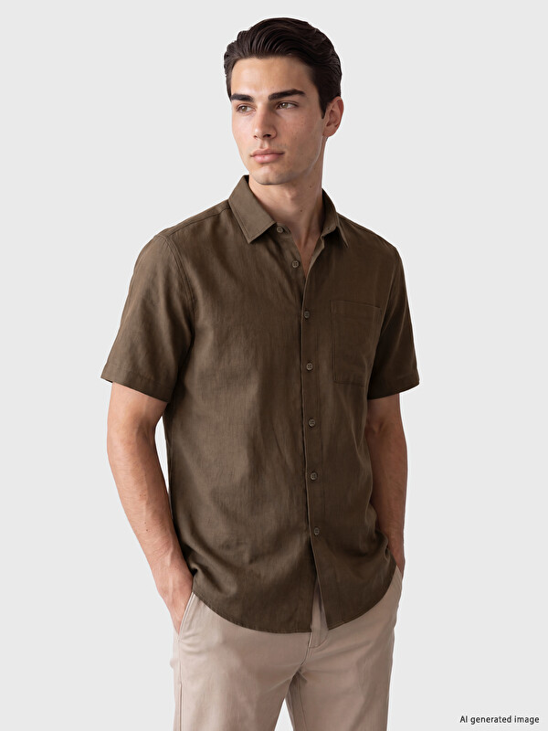 LCWAIKIKI Classic Regular Fit Erkek Dokulu Gömlek