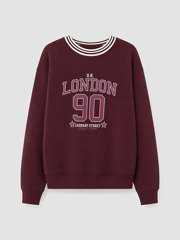 LCW Kids Girl Plum Sweatshirt