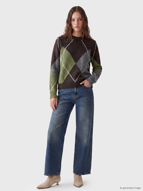 LCW Modest Wool Blended Women's Knitwear Sweater
