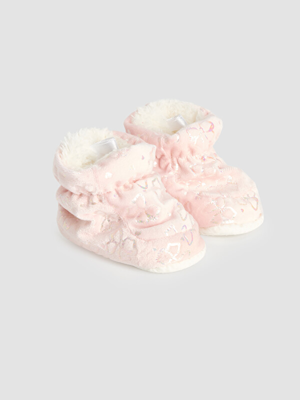 LCW STEPS Pelüş Astarlı Kız Bebek Ev Botu